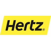 Logo: Hertz Biludlejning