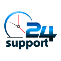 Logo: 24SUPPORT ApS