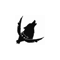 Logo: Ulven og Uglen